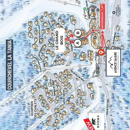 2 Pieces Confortable, Skis Aux Pieds, Proche Commerces - Fr-1-182a-44 * 쿠쉐벨